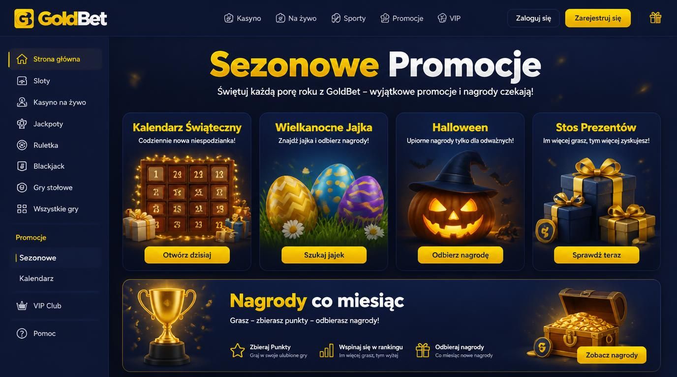 kalendarz z promocjami sezonowymi prezenty i nagrody